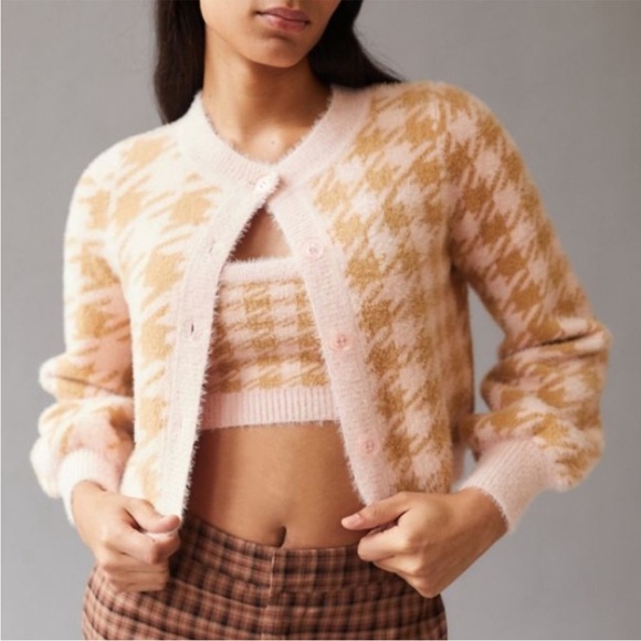 For Love And Lemons Sweaters - For Love and Lemons cardigan and tank set